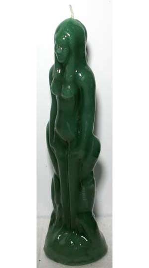 (image for) Green Female candle