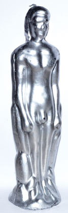 (image for) Silver Male candle