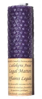 (image for) 4 1/4" Legal Matters Lailokens Awen candle