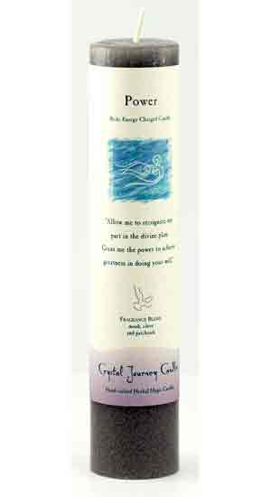 (image for) Power Reiki Charged Pillar candle