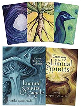 (image for) Liminal Spirits oracle,Witch's Spirit Cards by Laura Tempes Zakroff