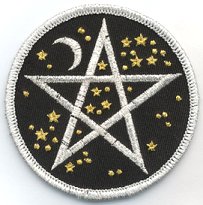(image for) Starry Pentagram iron-on patch 3"