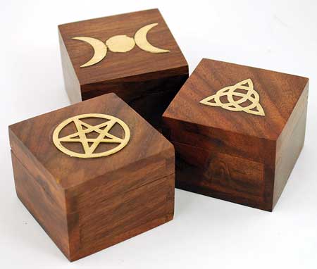 (image for) Brass Inlaid Box (various designs)