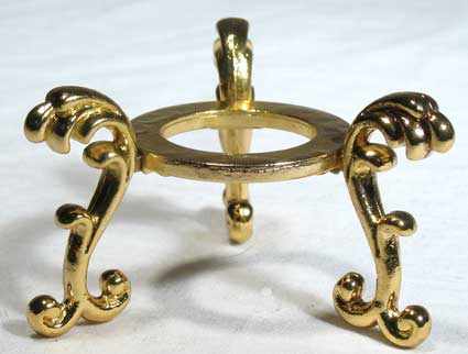 (image for) Gold Flower crystal ball stand