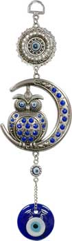 (image for) Owl Evil Eye wall hanging