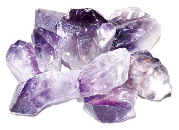 (image for) 1 lb Amethyst rough points