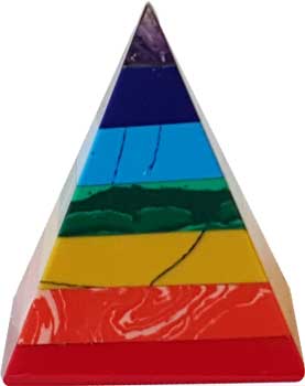 (image for) 25-30mm 7 Chakra pyramid