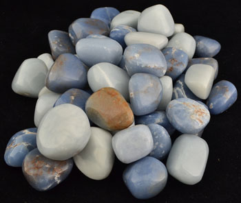 (image for) 1 Lb Angelite tumbled