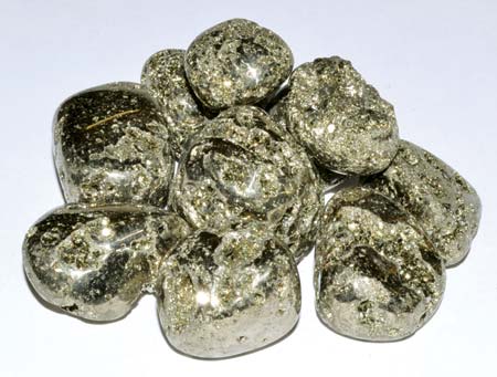 (image for) 1 Lb Pyrite tumbled