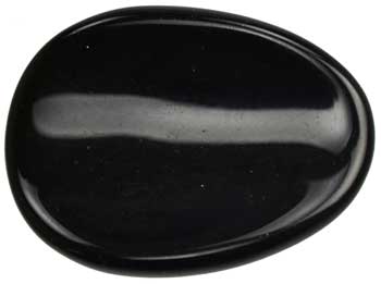 (image for) Black Obsidian Worry stone
