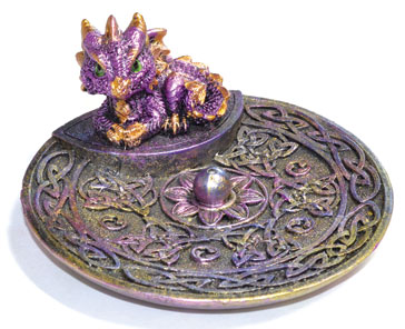 (image for) 4 1/4" Purple Dragon burner