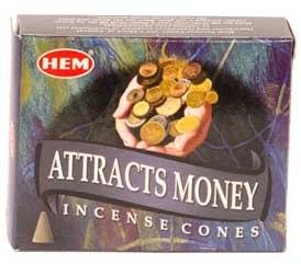 (image for) Attracts Money HEM cone 10pk