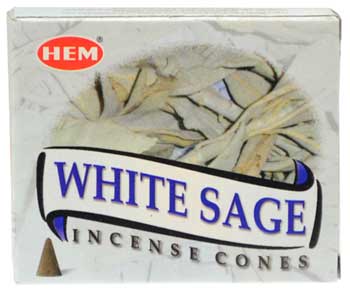 (image for) White Sage HEM cone 10pk