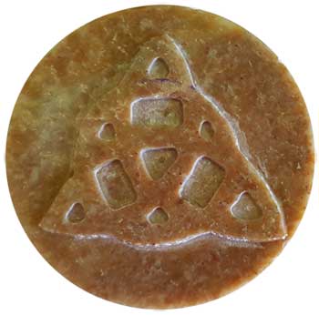 (image for) Soapstone Triquetra altar tile