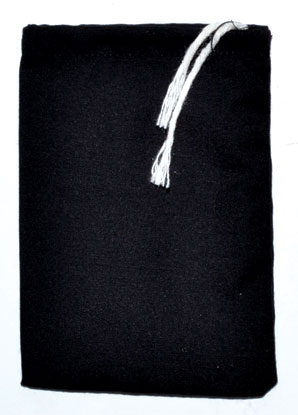 (image for) Black Cotton Bag 3"x4"