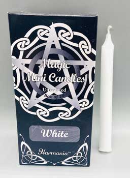 (image for) 1/2" dia 5" long White chime candle 20 pack