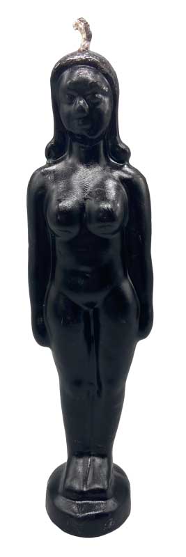 (image for) 6 3/4" Black Woman candle