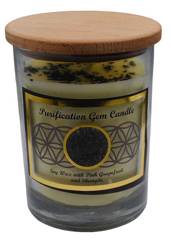 (image for) Purification gem stone soy candle