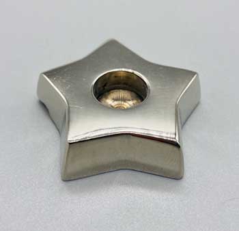 (image for) 1 1/2" Silver Star chime holder