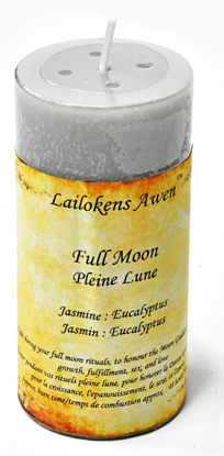 (image for) 4" Full Moon scented Lailokens Awen candle