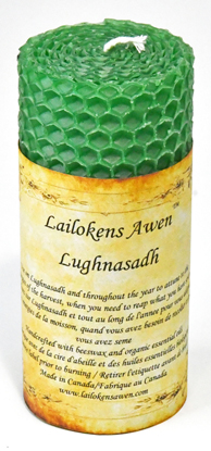 (image for) 4" Lughnasadh Altar Lailokens Awen candle