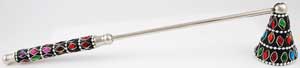 (image for) Multi-Color Jeweled candle snuffer
