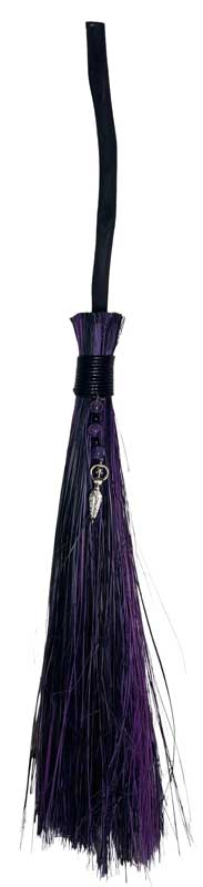 (image for) 21+" Goddess Black & Purple broom