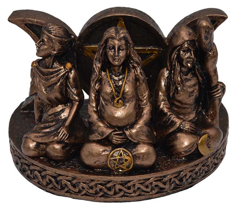 (image for) 2 1/4" Mother Maiden Crone card holder