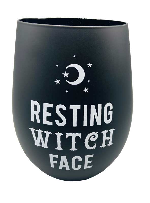 (image for) 4 5/8" Resting Witch Face Glass