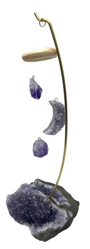 (image for) 9" Amethyst table chime