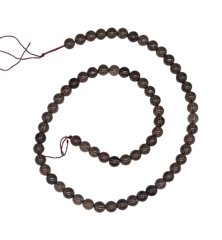 (image for) 6mm Smoky Quartz beads