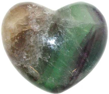 (image for) 1 3/4" Fluorite heart