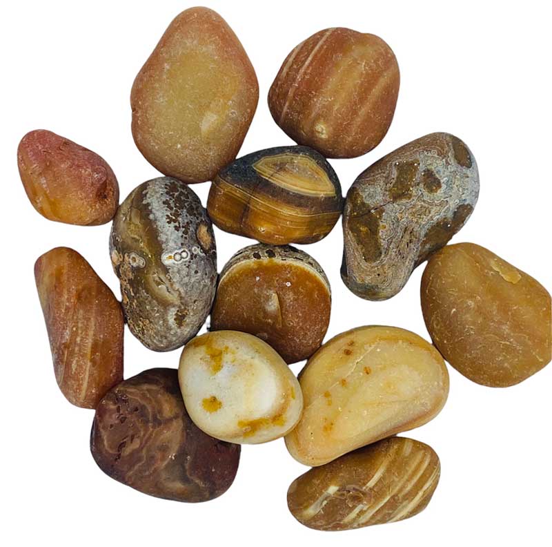 (image for) 1 lb Agate, Natural tumbled stones