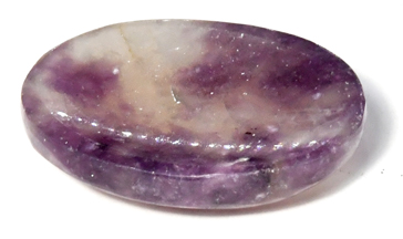 (image for) Lepidolite worry stone