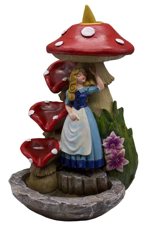 (image for) 7" Alice in Wonderland back flow incense burner