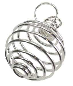 (image for) (set of 24) 1" Silver Plated coil