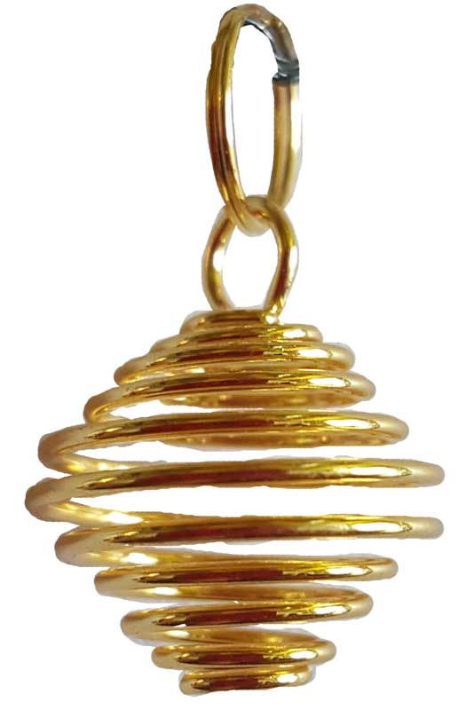 (image for) (set of 24) 3/4" Gold Plated coil