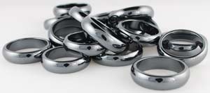 (image for) (set of 100) 6mm Rounded Hematite rings