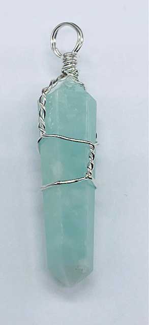 (image for) (set of 5) Amazonite wire wrapped point