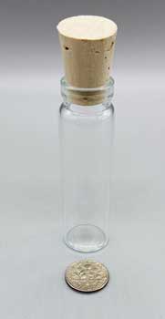 (image for) 4dr glass vial w/ cork