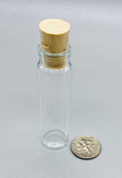 (image for) 2dr glass vial w/ cork