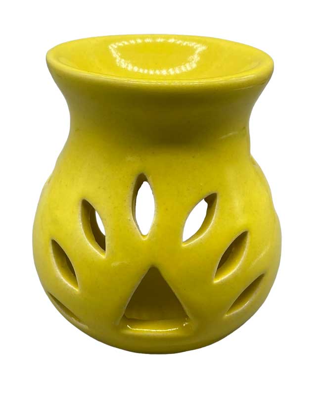 (image for) 4" Yellow Ceramic oil diffuser