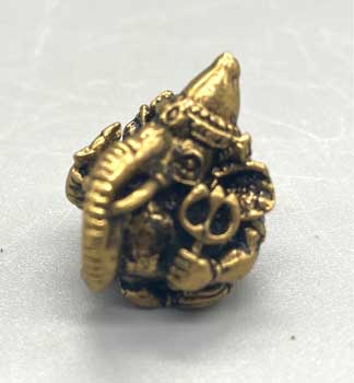 (image for) 15/16" Ganesh, Supari brass