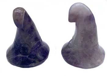 (image for) (set of 2) 1 3/4" Witch's Hat Amethyst