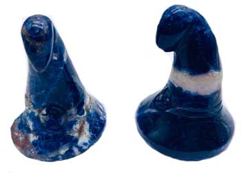 (image for) (set of 2) 1 3/4" Witch's Hat Sodalite