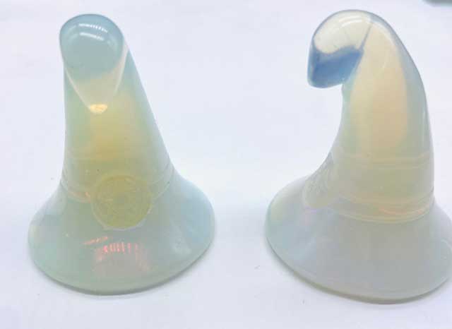 (image for) (set of 2) 1 3/4" Witch's Hat Opalite