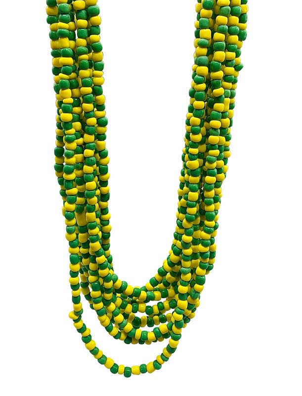 (image for) (set of 12) Orula santeria necklace