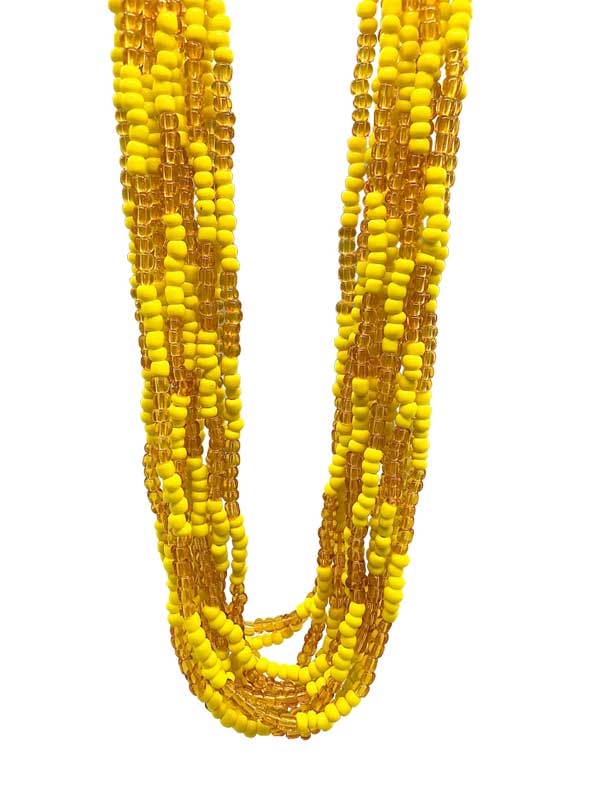 (image for) (set of 12) Oshun santeria necklace