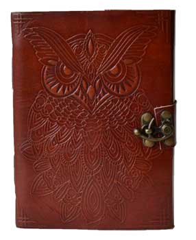 (image for) Owl leather w/ latch