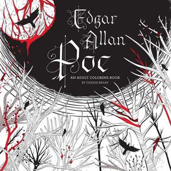 (image for) Edgar Allen Poe coloring book